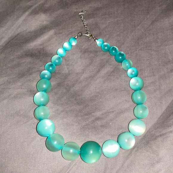 Vintage Blue Necklace - Picture 3 of 6